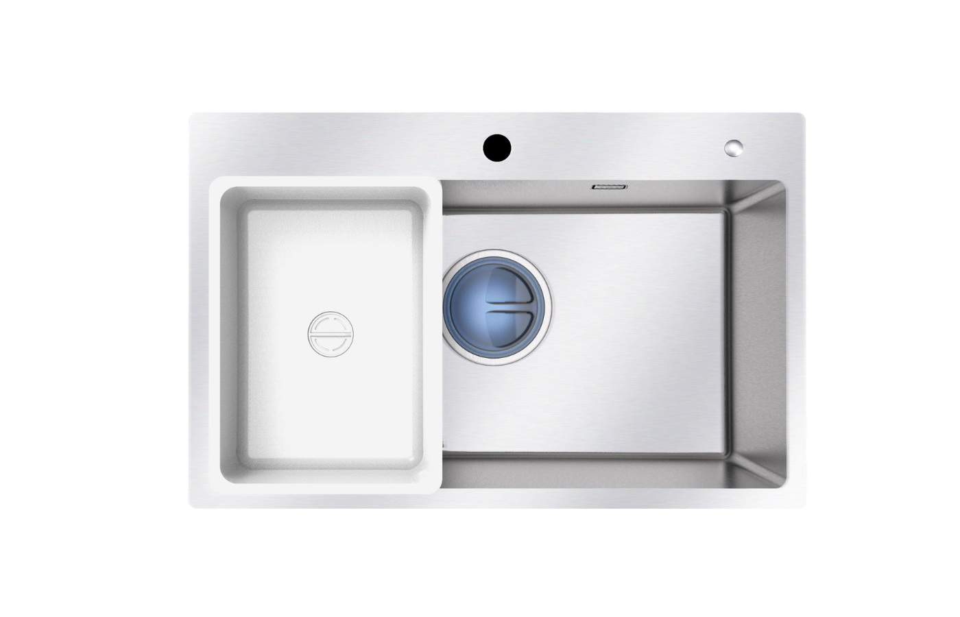 STAINLESS STEEL SINGLE BOWL SINK 06203-BZ-I011